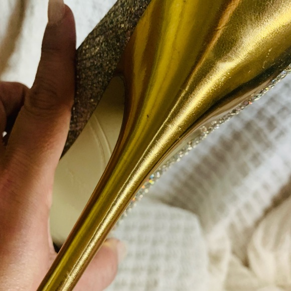 Enzo Angiolini Easully Silver Gold Formal Heels - Picture 5 of 13